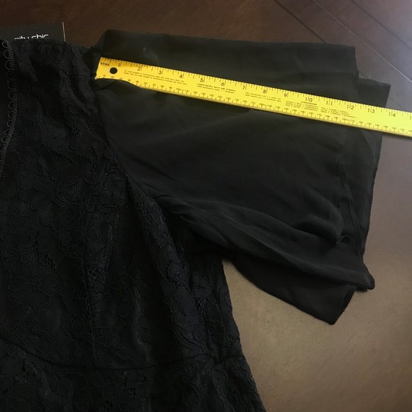 City Chic High Born Lace Top - Picture 8 of 8